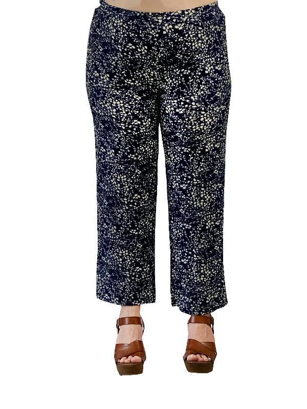 Women's Fashion Hotspots Plus Size La Cera Lucerne Floral Cropped Pant