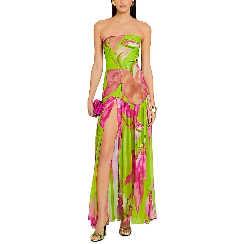 Trend Forward Threads For Her Retrofete Womens Full Length Strapless Maxi Dress