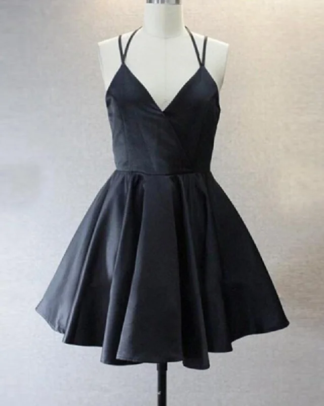 Sale For Women Sexy Girls Short Black Homecoming Cocktail Dress SP900