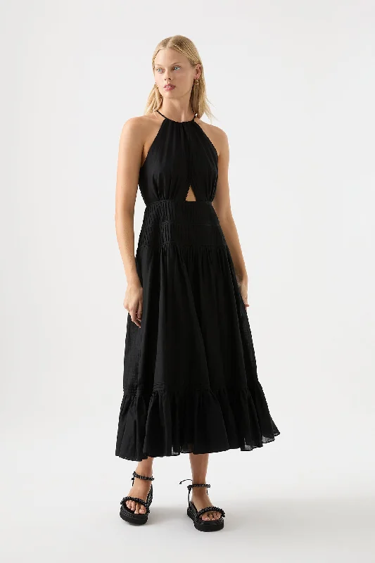 End Of Season Sale Clothing Renata Eyelash Midi Dress