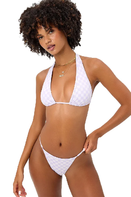 Casual Yet Stylish Separates Frankies Bikinis Harmony Checkered Jacquard Bikini Bottom