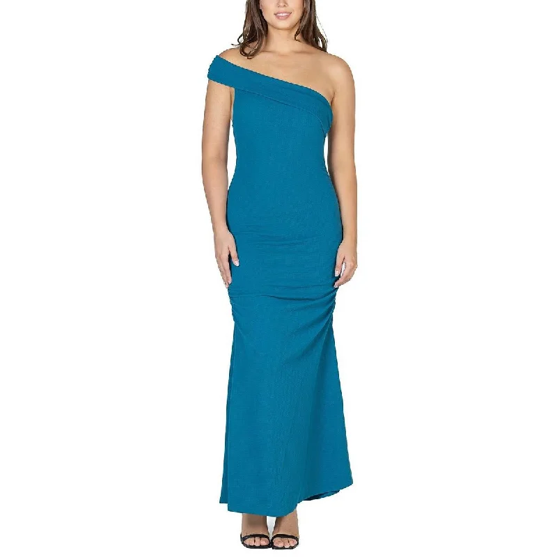 Shop Our Looks 24seven Comfort Apparel Womens Ruched Textured Maxi Dress