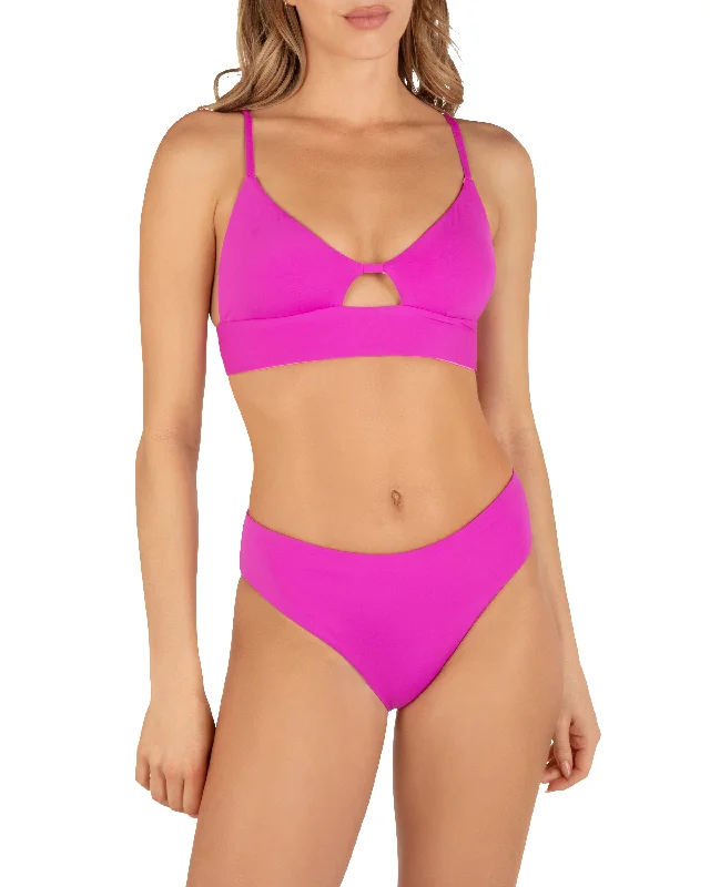 Stylish Loungewear for Women Hurley Solid Reversible Full Bikini Bottom