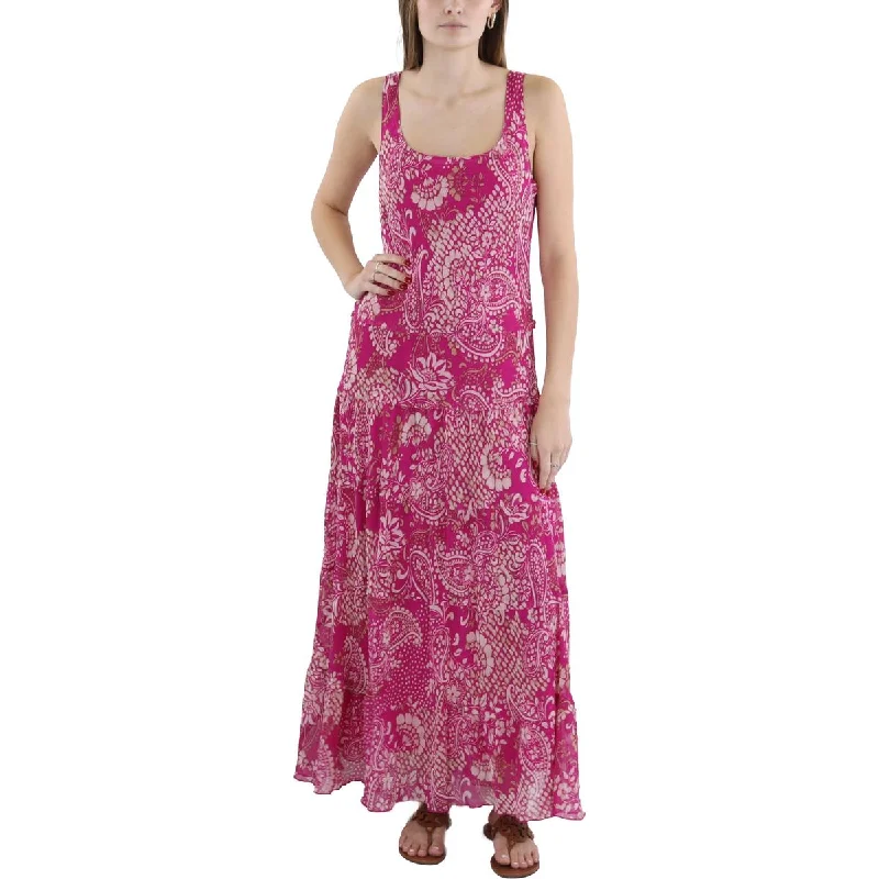 Style Revolution Jones New York Womens Printed Long Maxi Dress