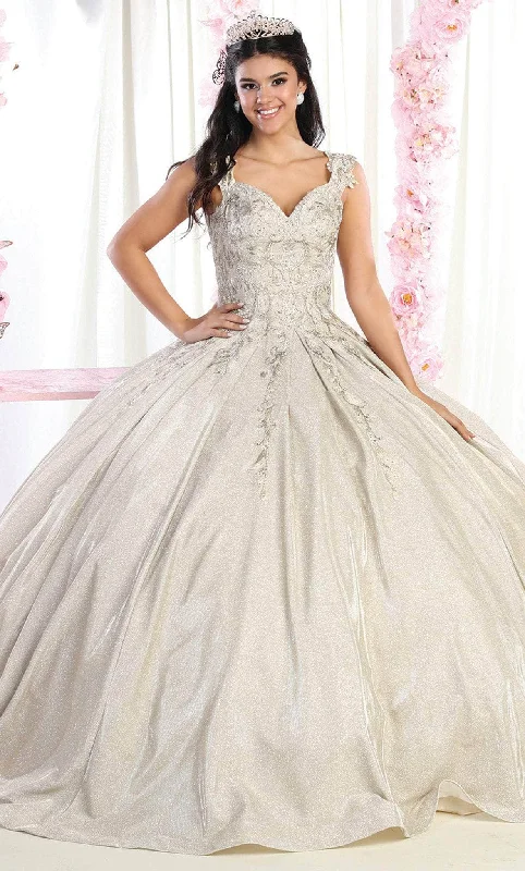 Women’s Formal Wear May Queen LK178 - Lace Detailed Quinceanera Ballgown