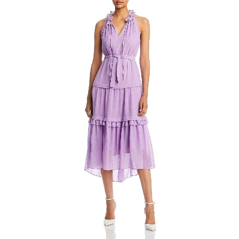 Your Timeless Wardrobe Awaits Kobi Halperin Womens Vale Tiered Long Maxi Dress