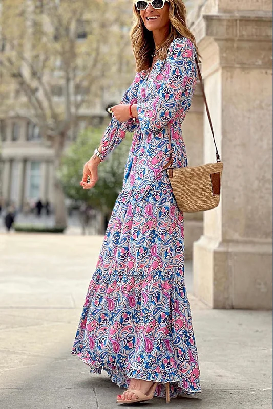 Casual Chic for Women Infinite Days Paisley Print Maxi Dress