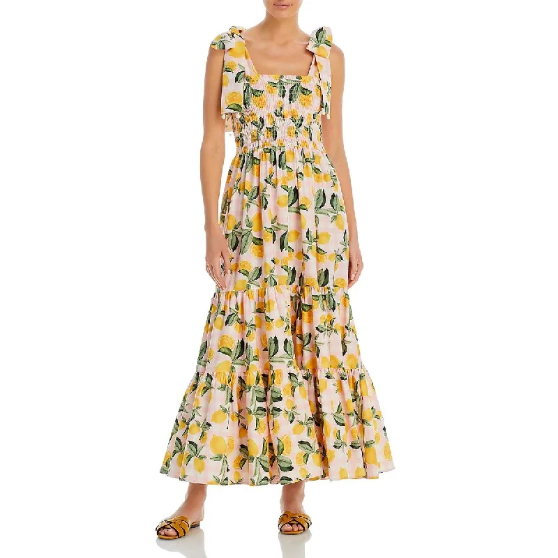 Embrace New Fashion Capittana Womens Evita Printed Long Maxi Dress