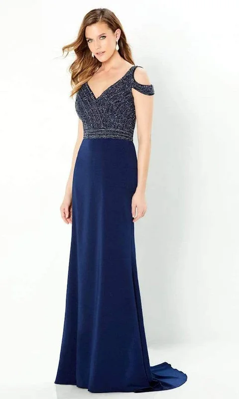 Flash Sale Online Montage by Mon Cheri - 220951 Embellished V-Neck Gown