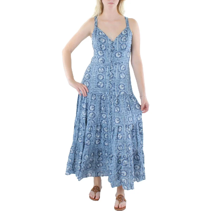 Women’s Clothing for Every Occasion Lauren Ralph Lauren Womens Linen Button-down Maxi Dress