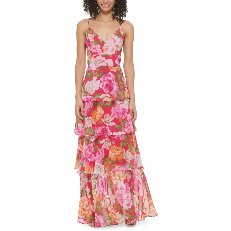 New Arrival Discount Eliza J Womens Tiered Long Maxi Dress