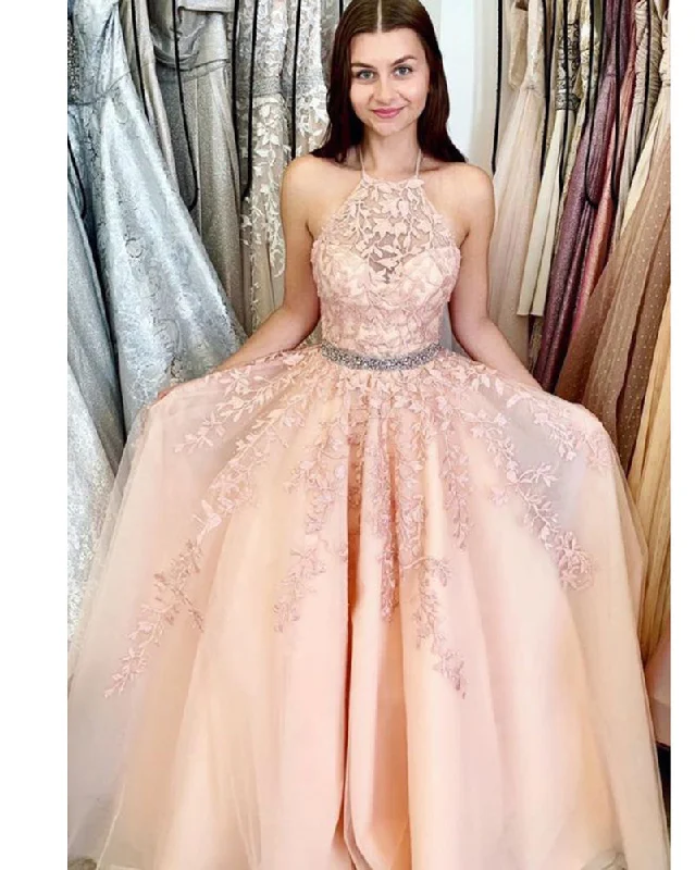 Timeless Women’s Fashion Styles Amazing Blush Pink lace Quinceanera Debutante Dress Girls Sweet Sixteen Party Prom Dress PL08142