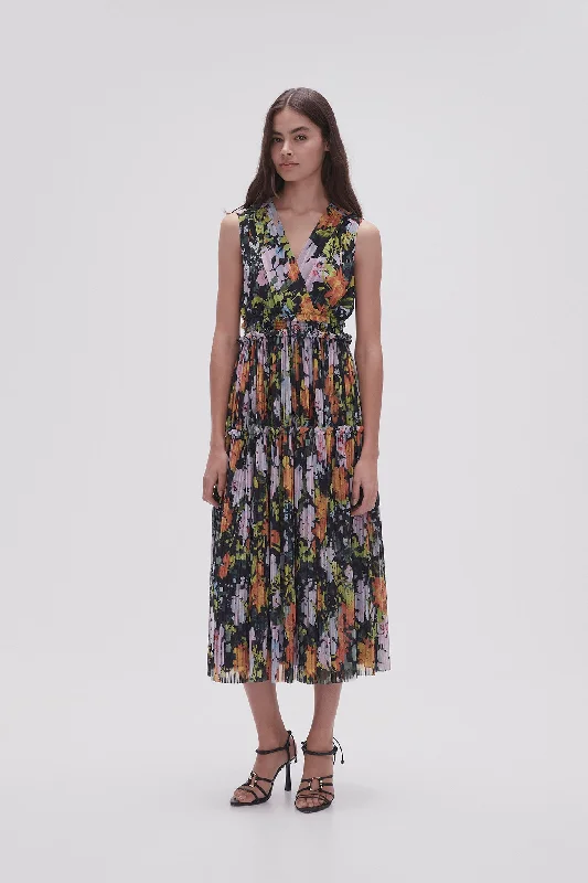 Trendy Boutique Online Marlowe Shirred Midi Dress