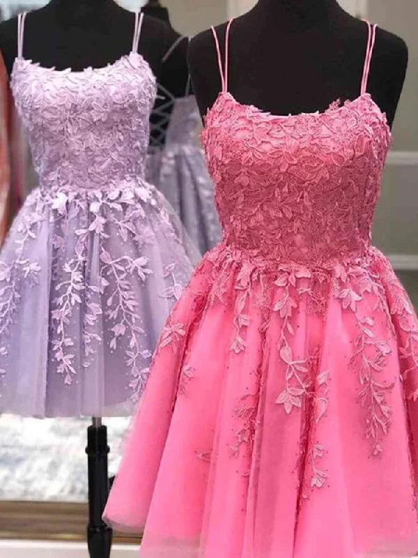 Huge Markdowns Women Lace Prom Dresses Short Cocktail Gowns Girls Appliques Homecoming Dresses Short Graduation Dress YHD261