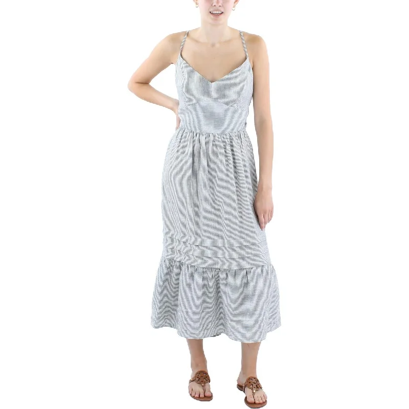 Buy More, Save More Rachel Rachel Roy Womens Striped Linen Midi Dress