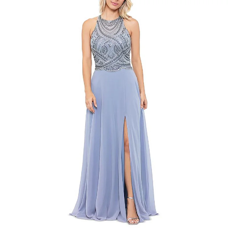 Modern Women’s Apparel Betsy & Adam Womens Embellished Maxi Dress