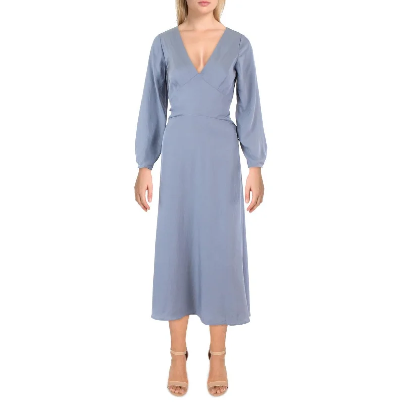 Limited Stock, Big Sale Vince Womens Halter V-Neck Midi Dress