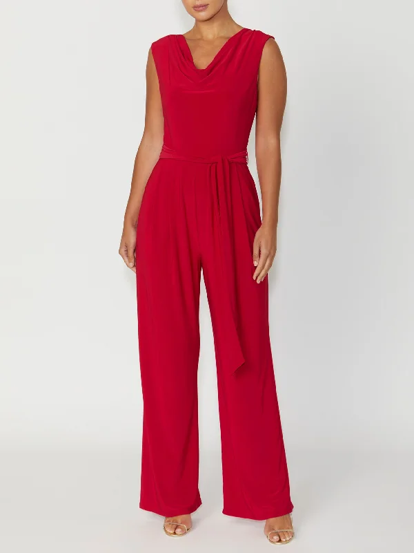 Current Trends Jillian Red Jumpsuit