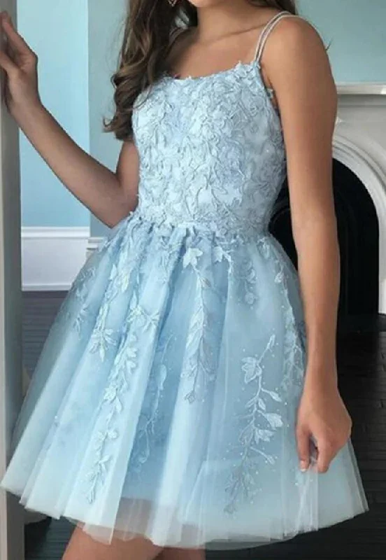 Unbeatable Deals Women Lace Prom Dresses Short Cocktail Gowns Girls Appliques Homecoming Dresses Short Graduation Dress YHD258