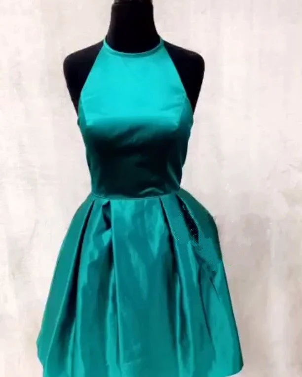 Flash Sales Today Siaoryne SP021 Halter New Green Blue Short Cocktail Homecoming Prom dresses for Girls