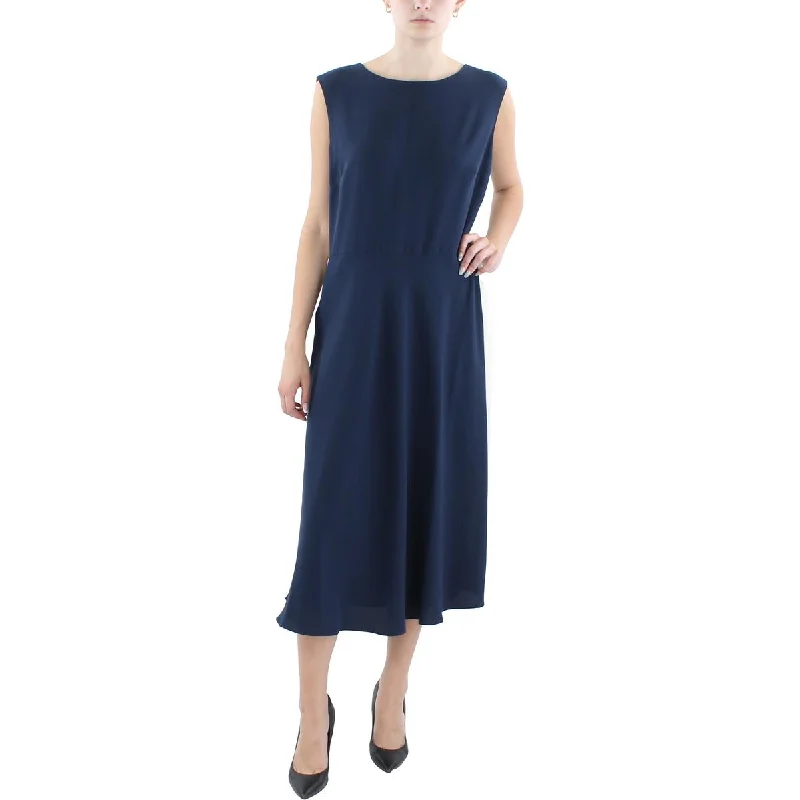 Comfortable Women’s Outfits Lauren Ralph Lauren Womens Raukty Crepe Colorblock Midi Dress