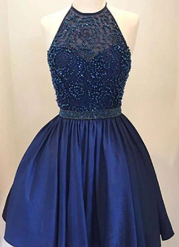 Embrace New Fashion Women Beads Prom Dresses Short Cocktail Gowns Girls Homecoming Dresses Short Graduation Dress YHD229