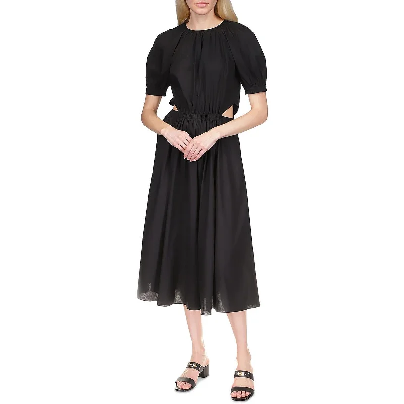 Flash Sale Now MICHAEL Michael Kors Womens Puff Sleeve Long Maxi Dress