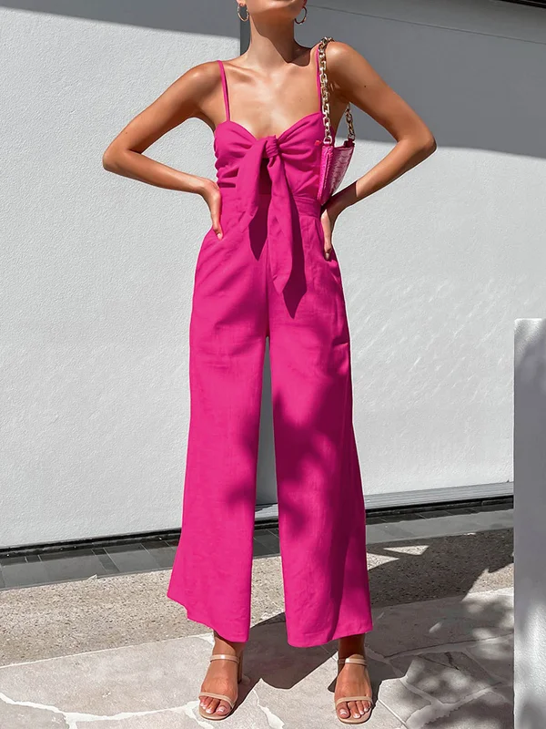 Best Clearance Sales Right Now Cotton Twist Detail Jumpsuit