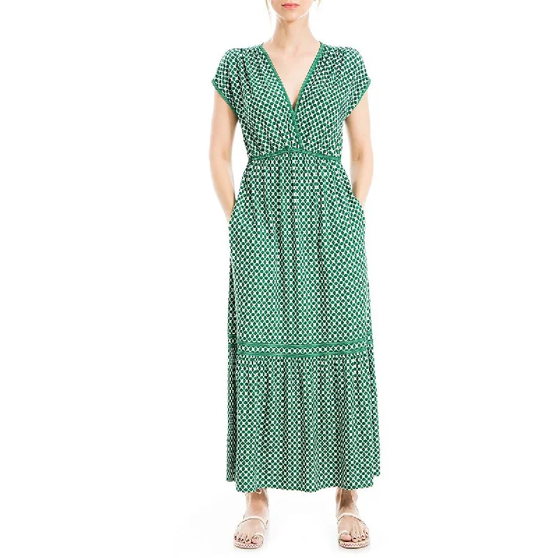 Sales For Clothes Max Studio Womens Lattice Midi Dress