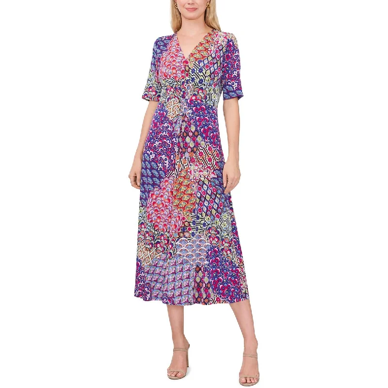 Women’s Trendy Outfits MSK Womens Printed  Midi Dress