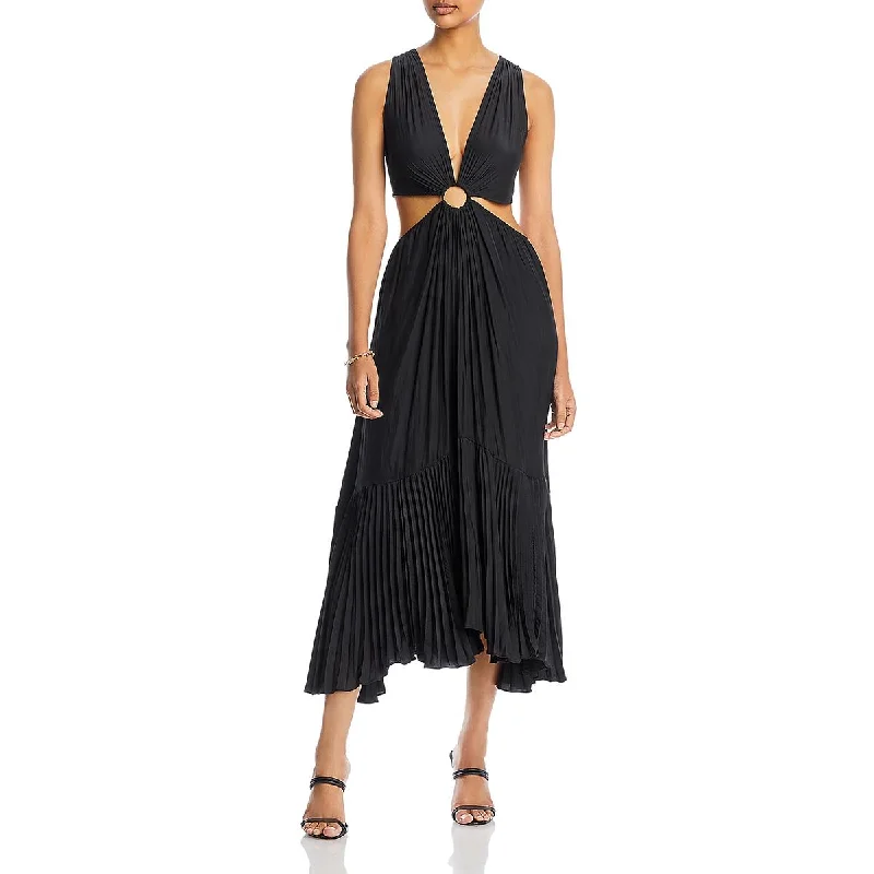 Limited Time Offers Ramy Brook Womens Hatyie Cut-Out Long Maxi Dress