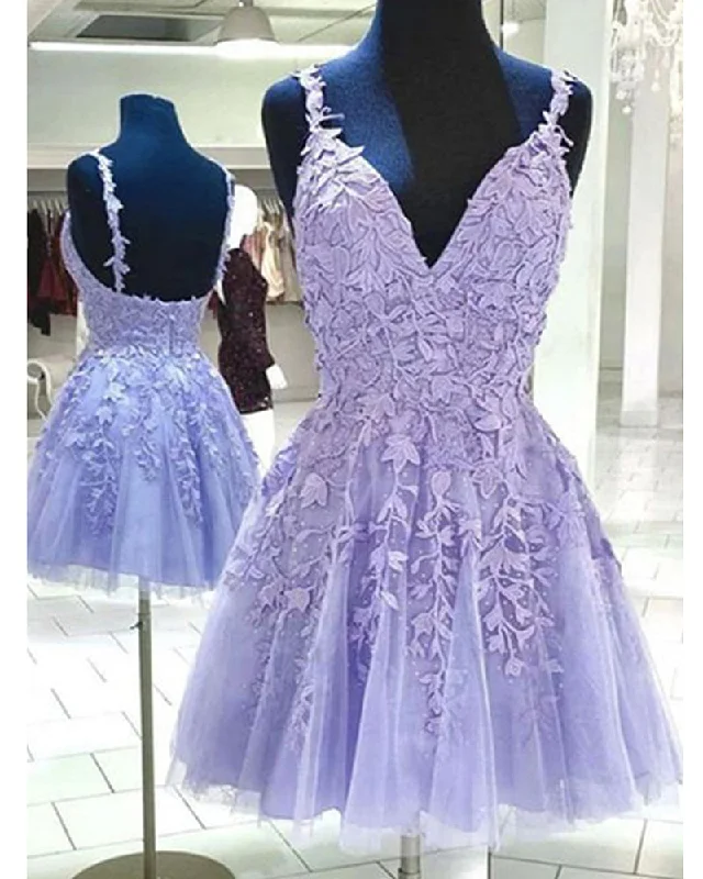 Clothing Brands Cute Short Homecoming Dresss Lavender Short Homecoming Dress Girls Graduation Gown SP11122