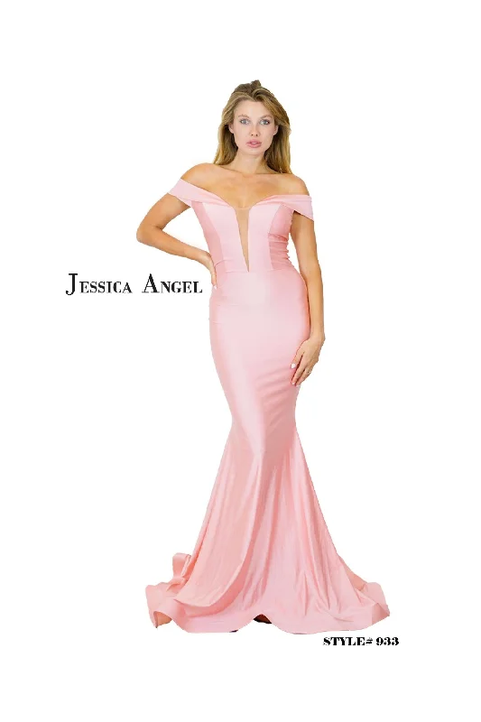 Exclusive Discount Jessica Angel Prom Long Off Shoulder Formal Gown 933