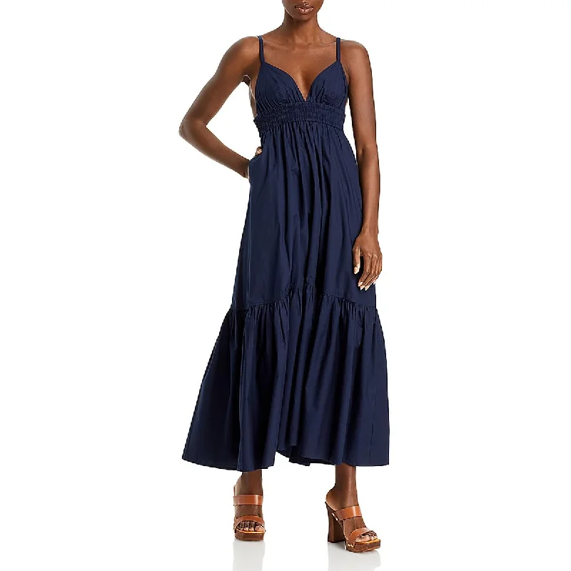 Flash Sale Starts A.L.C. Womens Open Back Adjustable Straps Maxi Dress