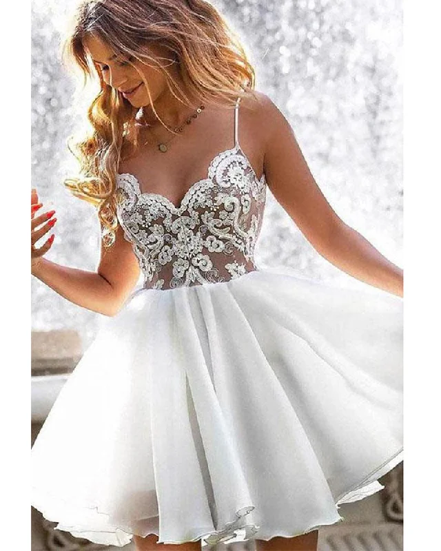 Women Wear Online Beautiful  Spaghetti Straps Short Prom Junior Girls Homecoming Gown Gradaution Dress Short SP05271