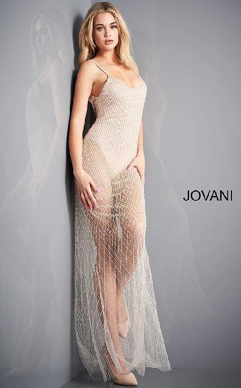 Latest Fashion for Women Jovani 04864 Prom Long Spaghetti Strap Sexy Dress