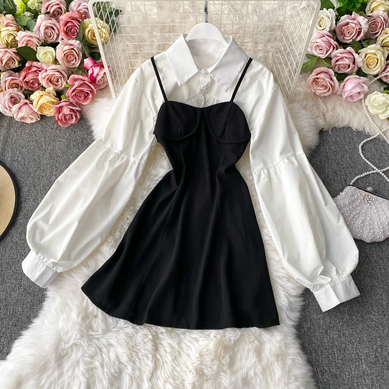 Women's Urban Fashion Elegant Suit Sexy Strapless set    S566