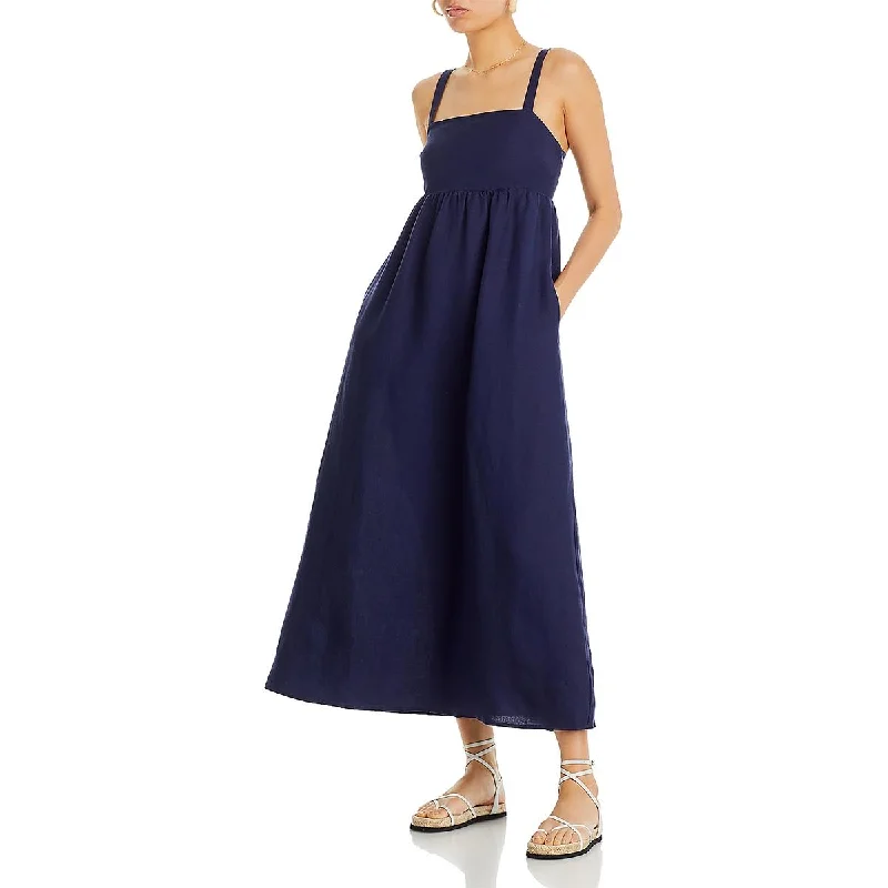 Sale On Clothing L'Agence Womens Jessamy Midi Pleated Midi Dress