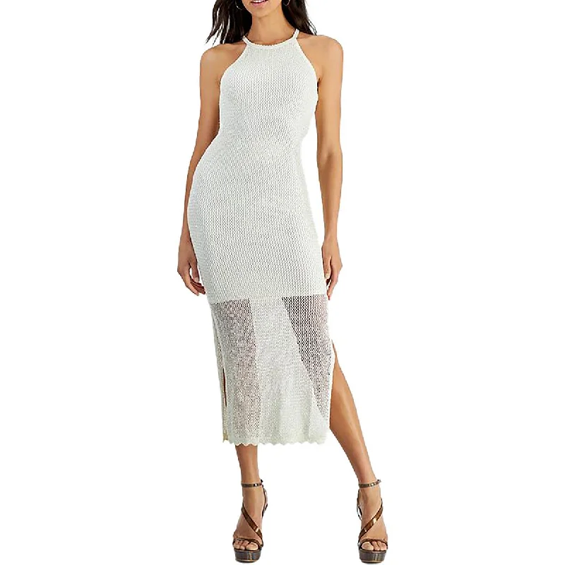 Trendy Women's Collection Guess Womens Lana Mesh Open Back Maxi Dress