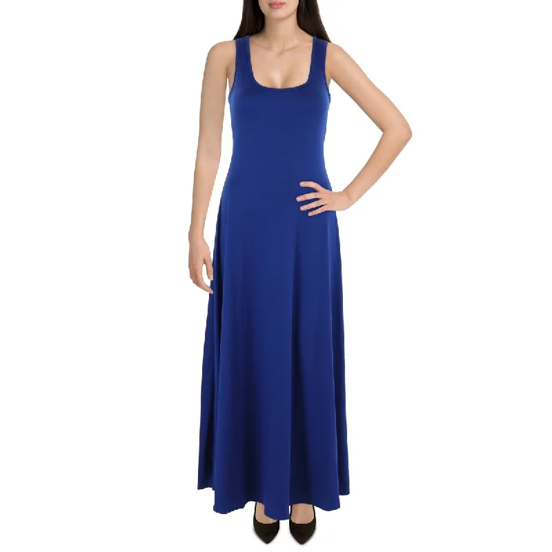 Cutting Edge Fashion 24seven Comfort Apparel Womens Scoop Neck Sleeveless Maxi Dress