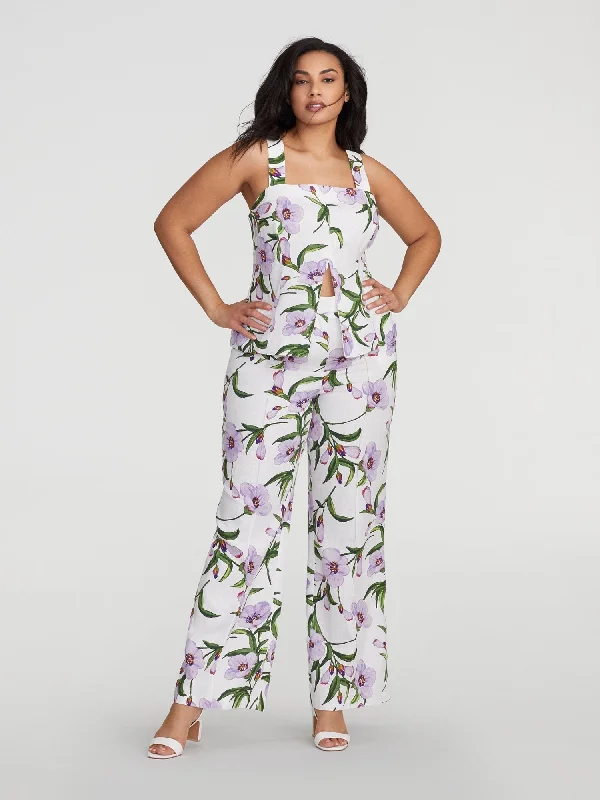 Trendy Women's Collection Balee Floral Print Pants