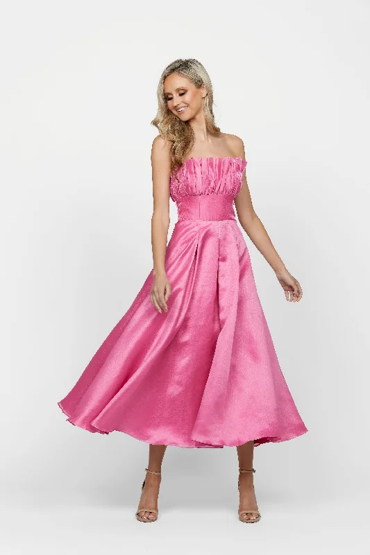 Trend Alert Farra Strapless Ruffle A-line