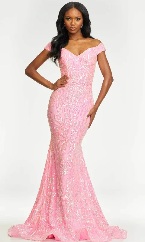 Flash Sales This Week Ashley Lauren - 11112 Off Shoulder Sequin Gown