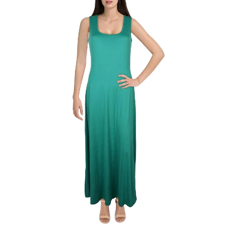 Comfort First Women's Wear 24seven Comfort Apparel Womens Full Length Stretch Maxi Dress