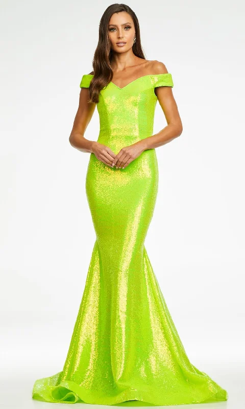 Clothes Sales Ashley Lauren - 11109 Sequin Mermaid Gown