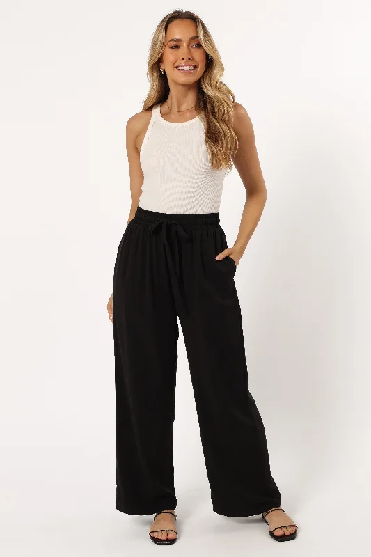 Valentine's Special Teddy Pant - Black