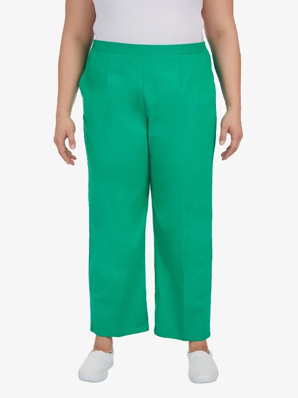 High End Women's Wear Women's Plain Pants,Green