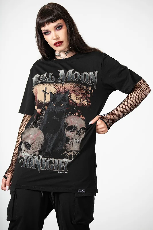 Chic Style Full Moon T-Shirt