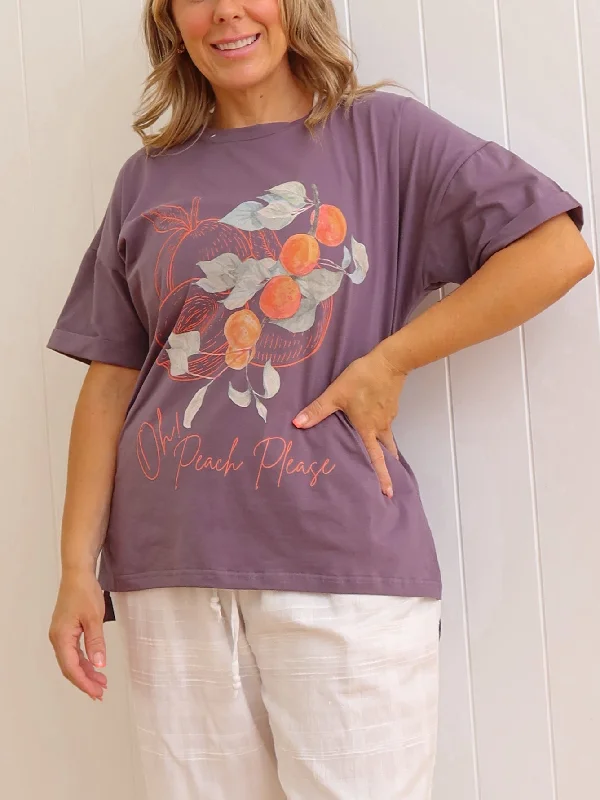 Gorgeous Glamour Collection Oh! Peach Please Tee