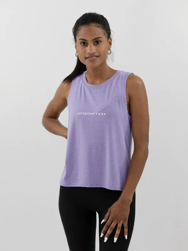 Clearance Sale Online CorePower Yoga Lilac Muscle Tank